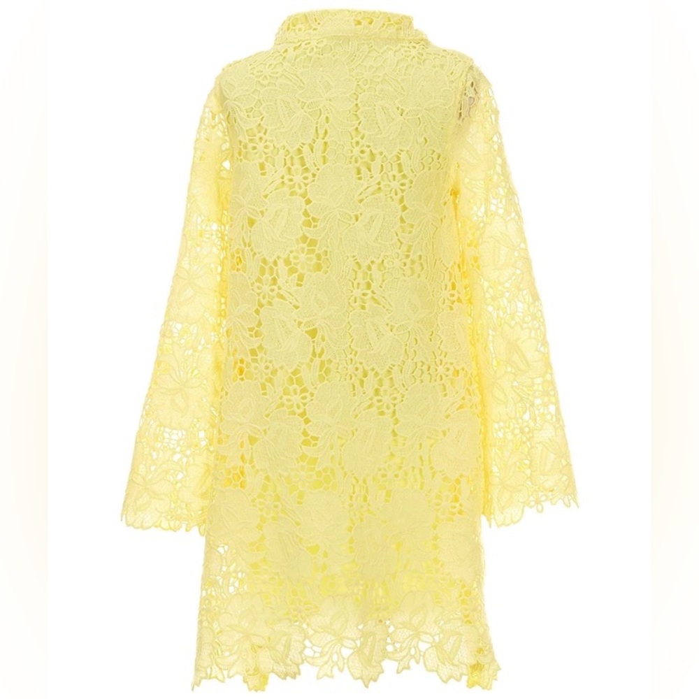 NWT GB Social Big Girls Family Matching Three Quarter Sleeve Eyelet Caftan Dress - Picture 5 of 8
